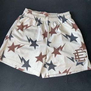 100% authentic and rare Eric Emanuel x Bape basketball shorts